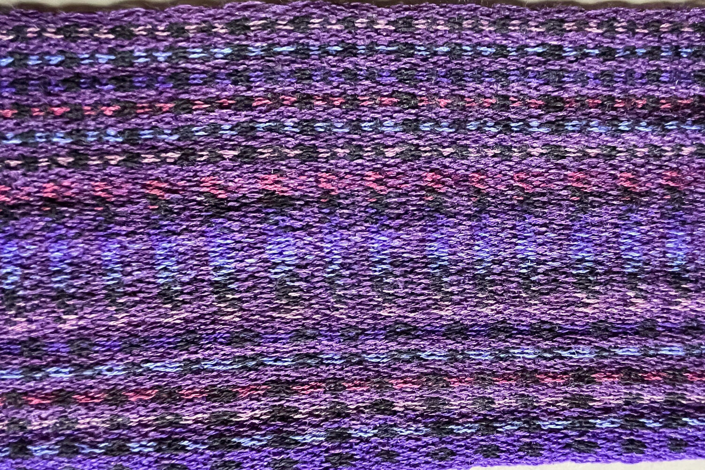 8" Silk and Merino Handwoven Scarf