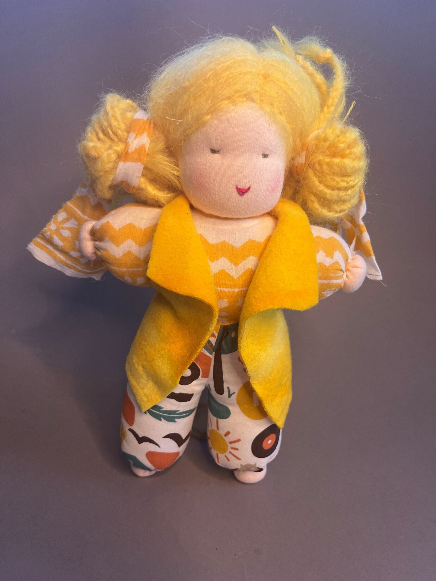 Handmade All Natural Fiber Doll