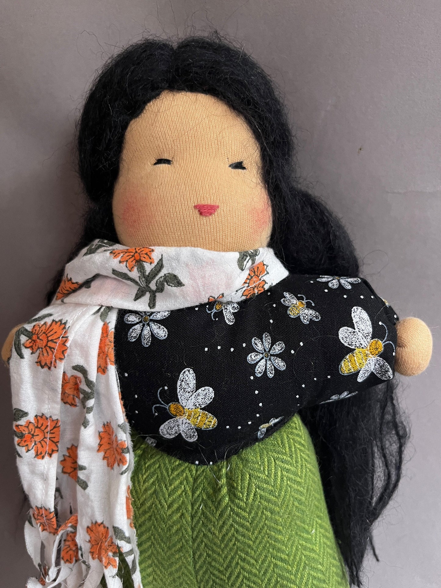 Handmade All Natural Fiber Doll