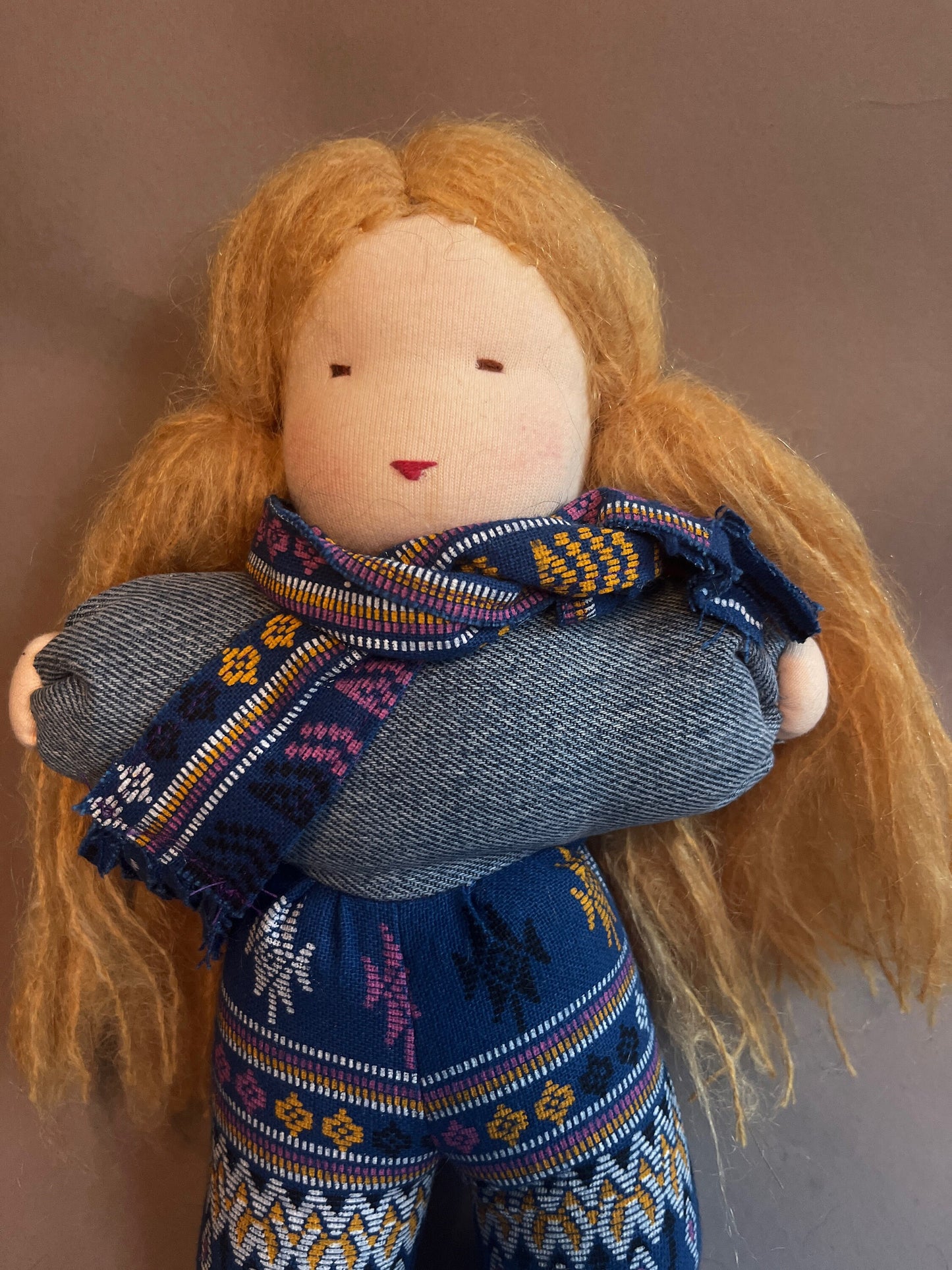 Handmade All Natural Fiber Doll