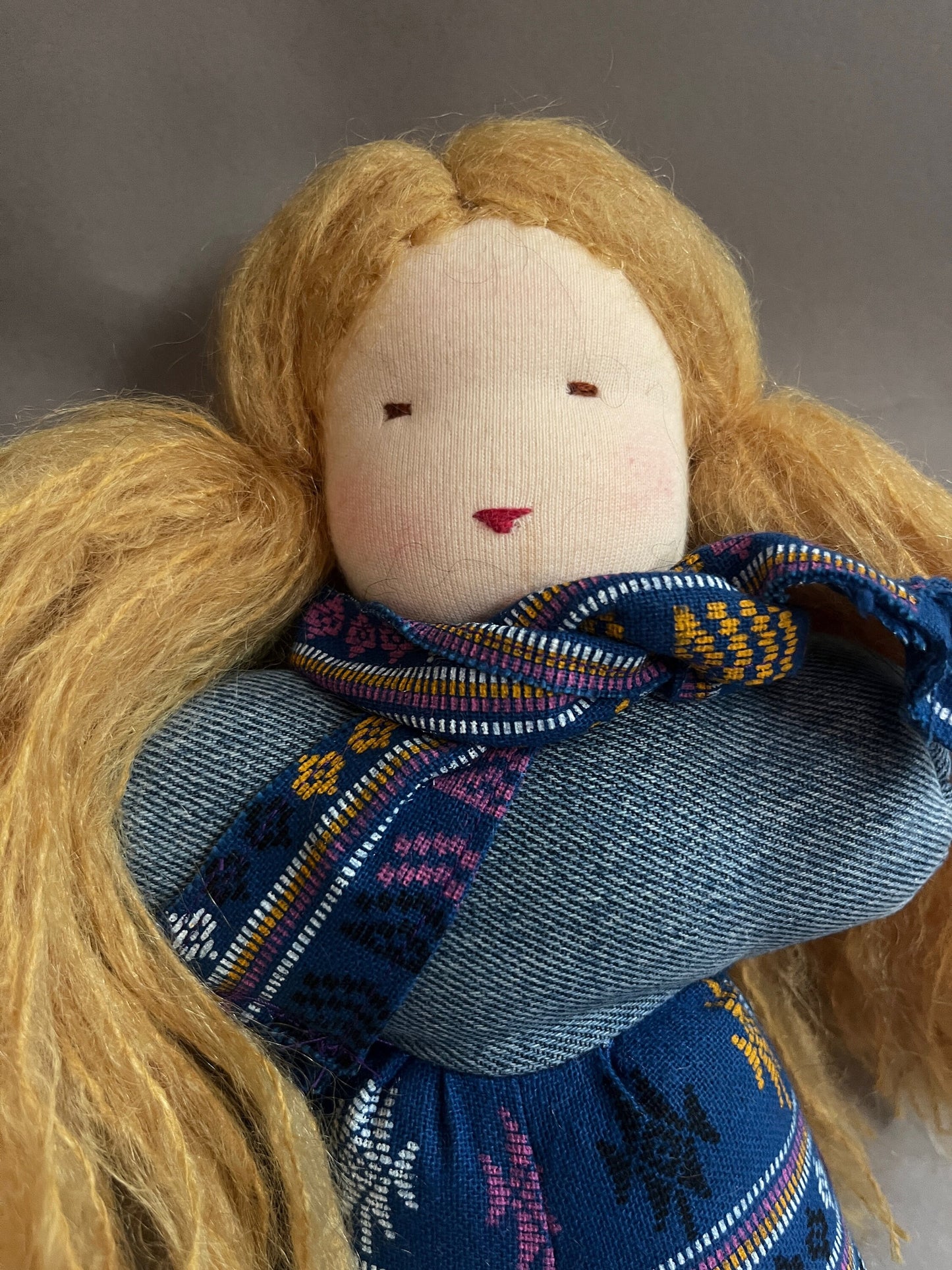 Handmade All Natural Fiber Doll