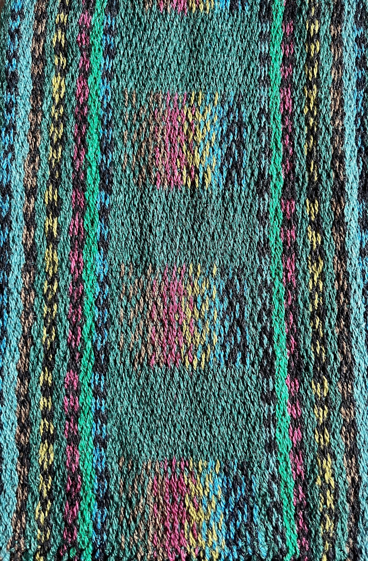 8" Silk and Merino Handwoven Scarf