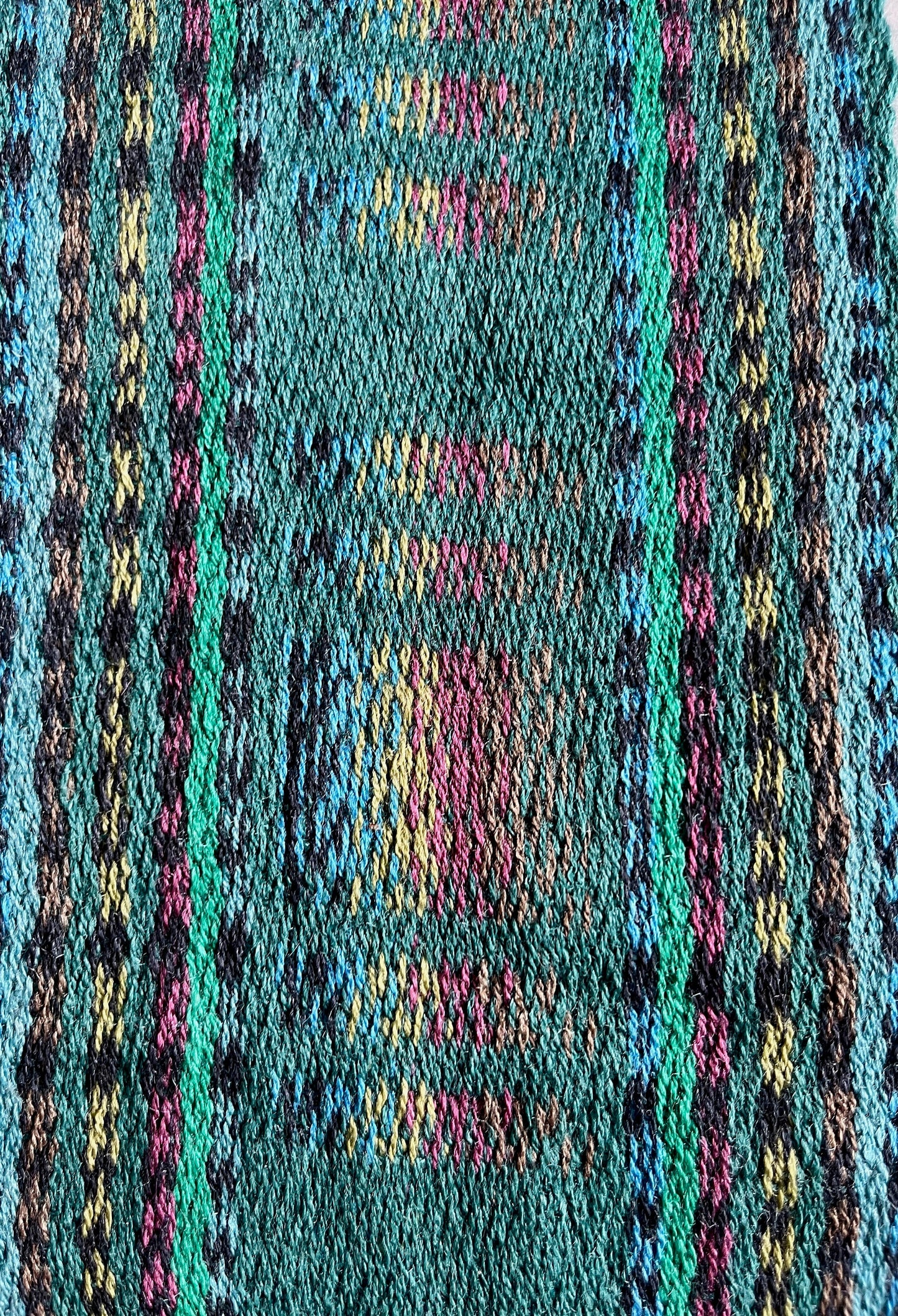 8" Silk and Merino Handwoven Scarf