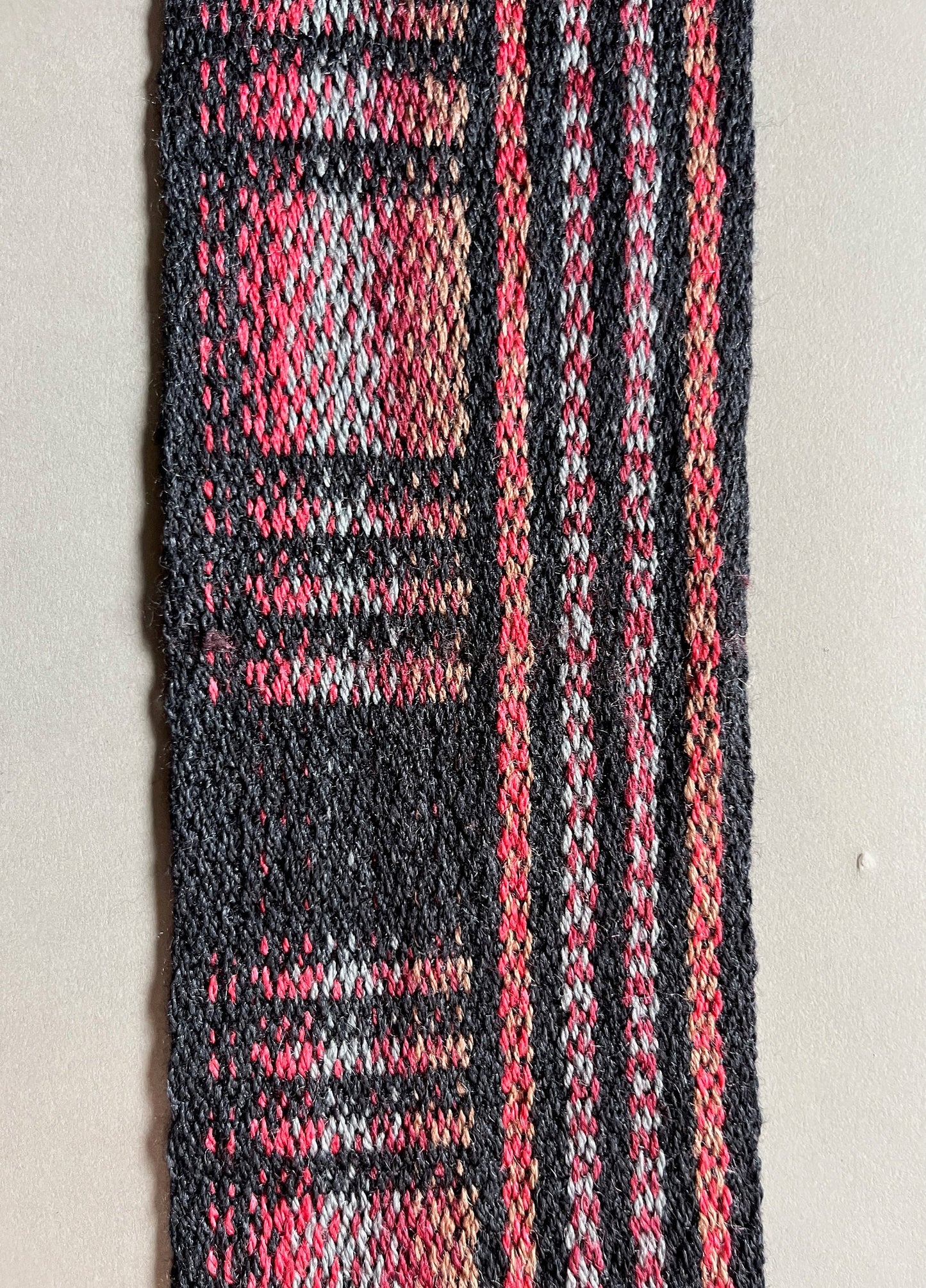 4" Silk and Merino Handwoven Scarf